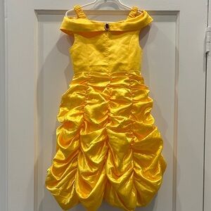 Disney Belle Princess Costume Dress Relibeauty Yellow Ballgown Girls 110 4–5T
